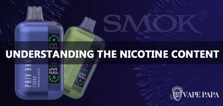 Exploring the Nicotine Content of the Smok Priv Turbo Vape: Levels, Impact, and Comparisons
